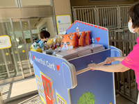 キワニスノートを兵庫県立こども病院小児がん病棟へ